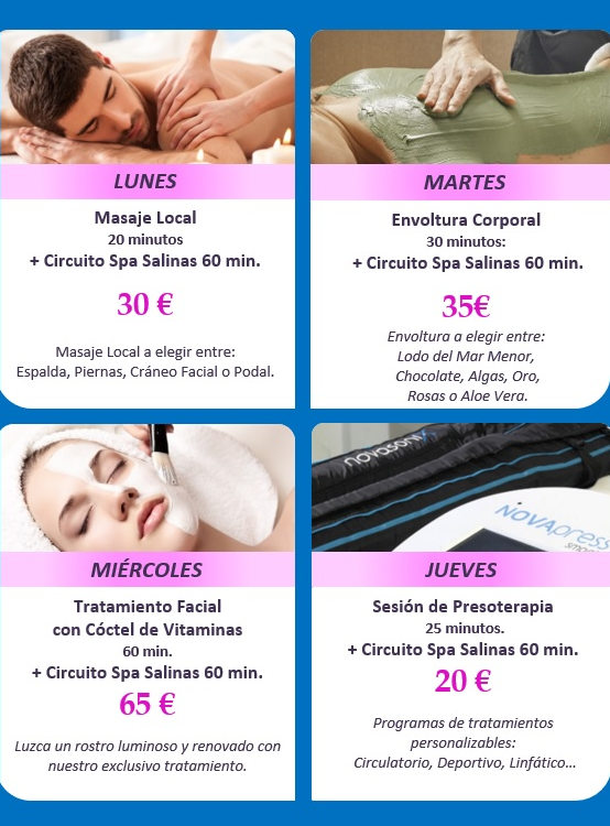 oferta menu verano